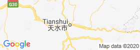 Tianshui map